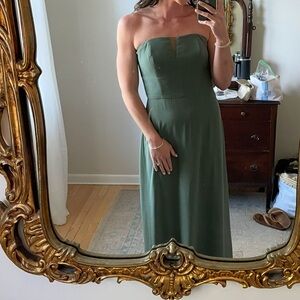 Chiffon Bridesmaid Dress - Eucalyptus